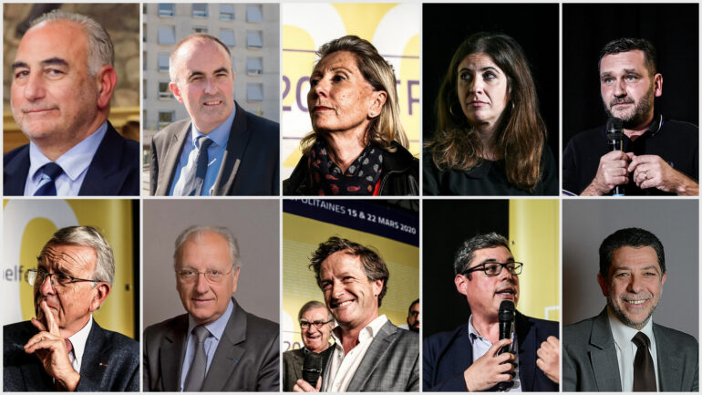 De gauche à droite et de haut en bas : G. Képénékian, M. Le Faou, M. Picot, S. Peillon, M. Uhry, J-L. Da Passano, M. Grivel, T. Rudigoz, D. Vullierme et P. Kabalo.