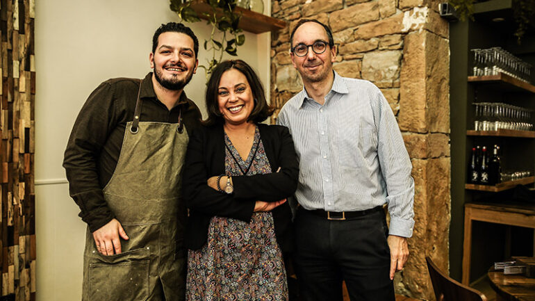 L’équipe du restaurant “Rustique” – Lyon © Antoine Merlet