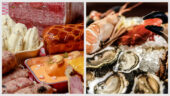 Charcuterie Bonnard et plateau de fruits de mer Rousseau © Tim Douet / Antoine Merlet (montage LC)