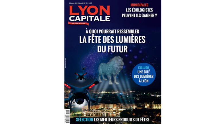 Une du mensuel Lyon Capitale de décembre 2019 (n°794)