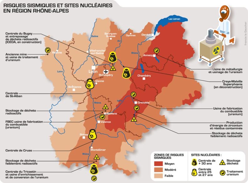Séisme : les centrales nucléaires autour de Lyon peuvent-elles résister ? - LyonCapitale.fr