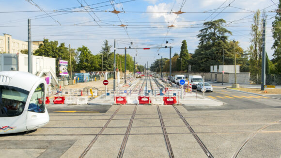 Chantier du T6, boulevard Pinel – Lyon, septembre 2018 © Tim Douet