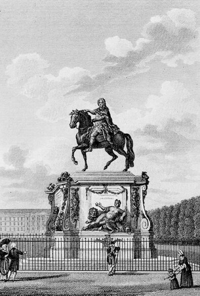 Première statue équestre de Louis XIV, 15PH1 438, Archives municipales de Lyon 