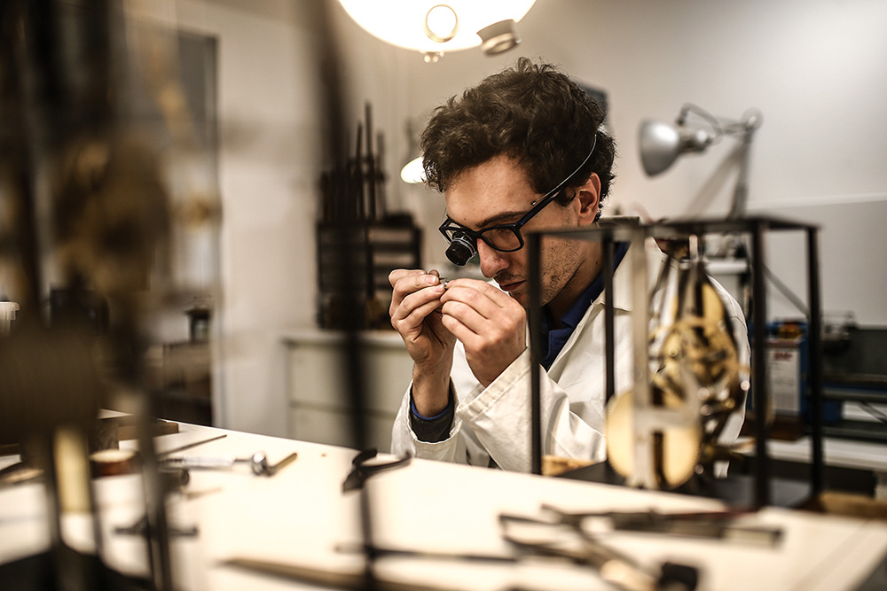 Dans l’atelier de François Simon-Fustier © Antoine Merlet (montage LC)