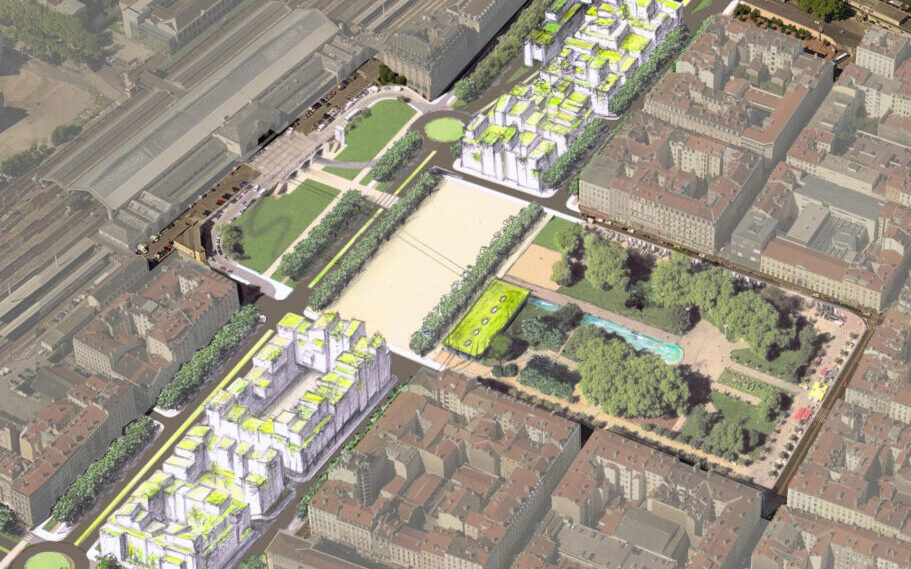 Le réaménagement de Perrache présenté par Denis Broliquier ©H.Duhoo