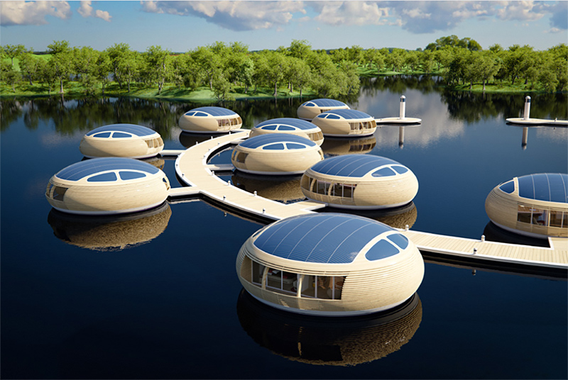 EcoFloLife et ses maisons flottantes