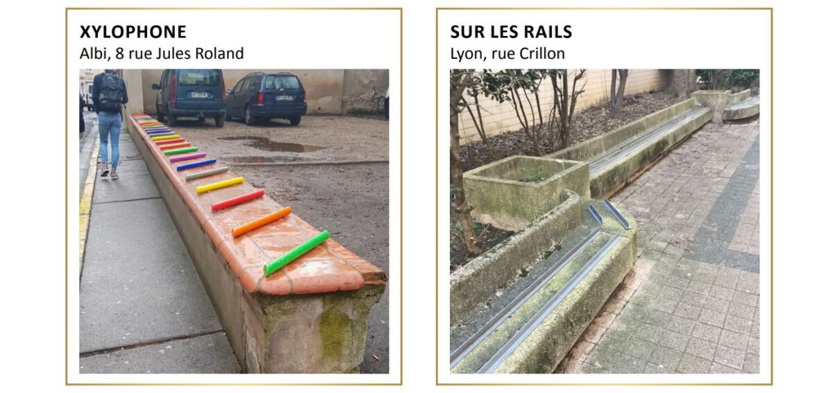 L'un des pires bancs anti-sdf à Lyon