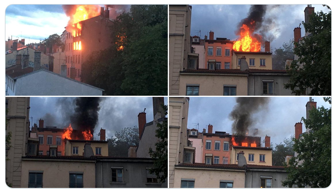 incendie a la croix rousse trois personnes hospitalisees a lyon