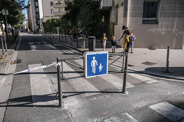 La Ville de Lyon sécurise les abords des écoles © Antoine Merlet
