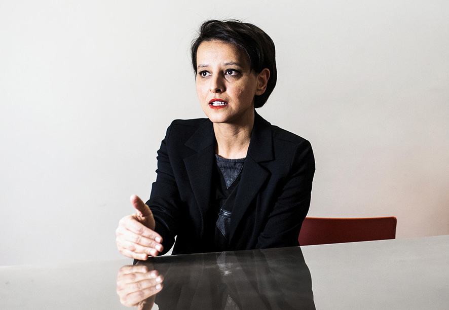 Najat Vallaud-Belkacem, candidate PS aux régionales © Antoine Merlet