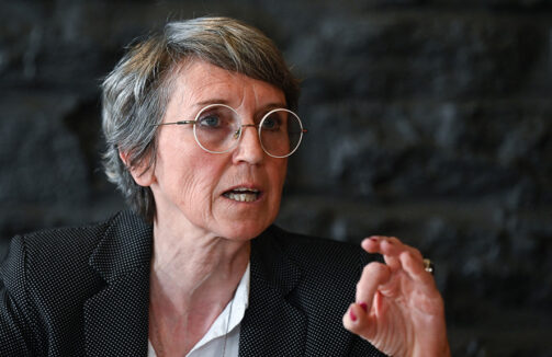 Fabienne Grébert, candidate EELV, aux élections régionales