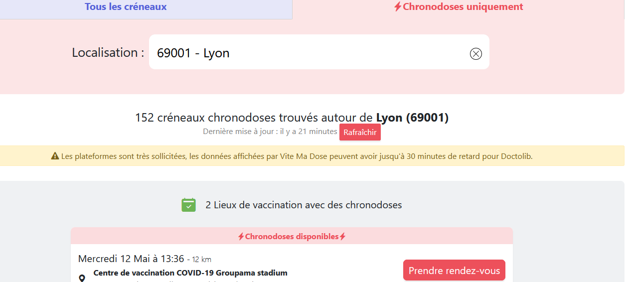 vite ma dose et les chronodoses l enorme succes du site qui cartonne pour se faire vacciner en 24h