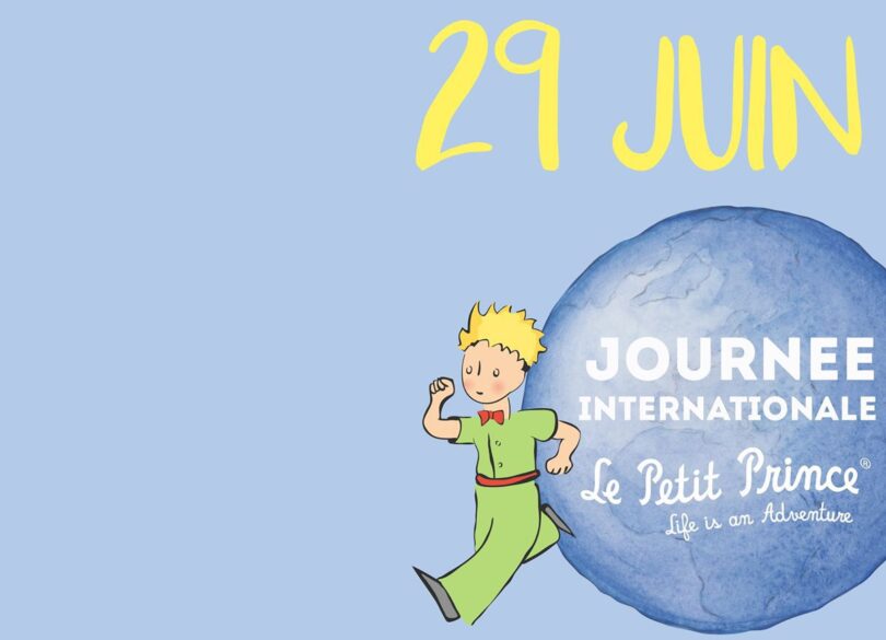 Journée mondiale du Petit Prince à Lyon des exemplaires distribués à des élèves d'Ecully