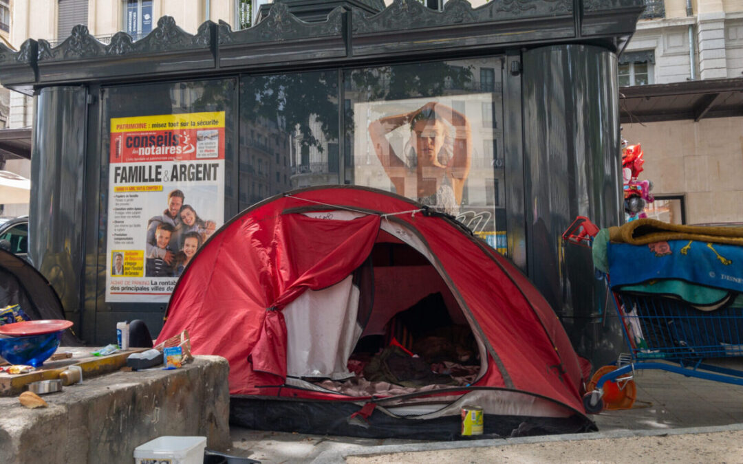 Sans abris hébergement d'urgence