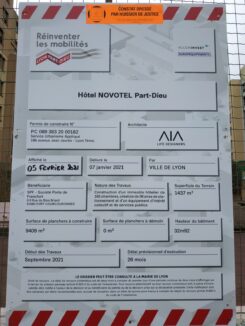 Permis de construire novotel