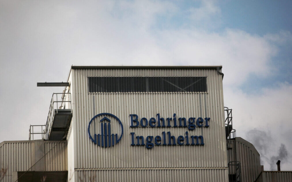 Le site Boehringer Ingelheim de Lentilly promis à la fermeture. (Photo FREDRIK VON ERICHSEN / DPA / AFP)