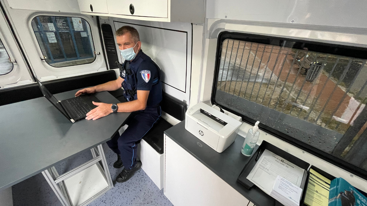 Le poste mobile de la Police Municipale de Villeurbanne s'étend dans la ville. ©LyonMag