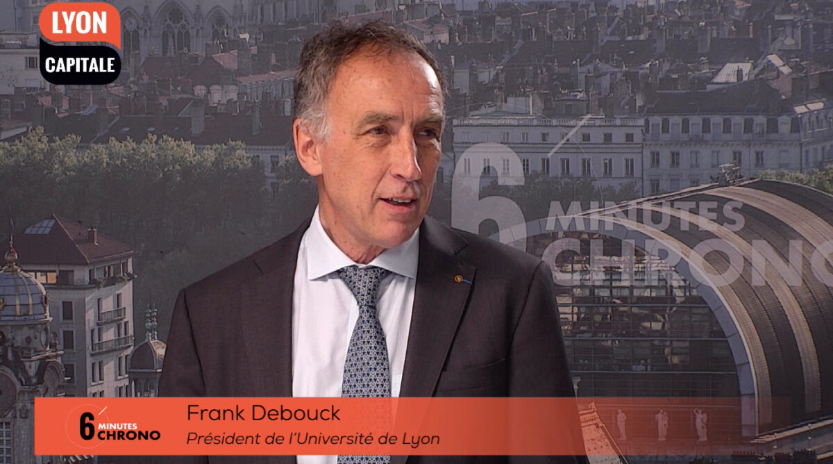 Franck Debouk, président de l'Université de Lyon