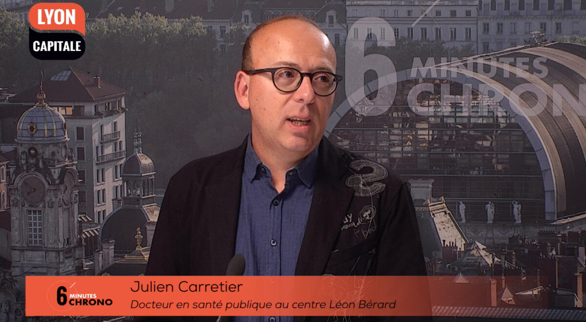 Julien Carretier, docteur en santé publique au centre de lutte anticancer Léon Bérard