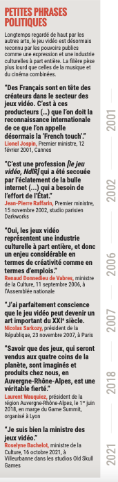 Les politiques et le jeu vidéo
