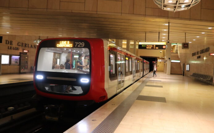 Le métro B automatisé entre Charpennes et Gare d'Oullins est fonctionnel depuis le 25 juin. ©Flora Chaduc