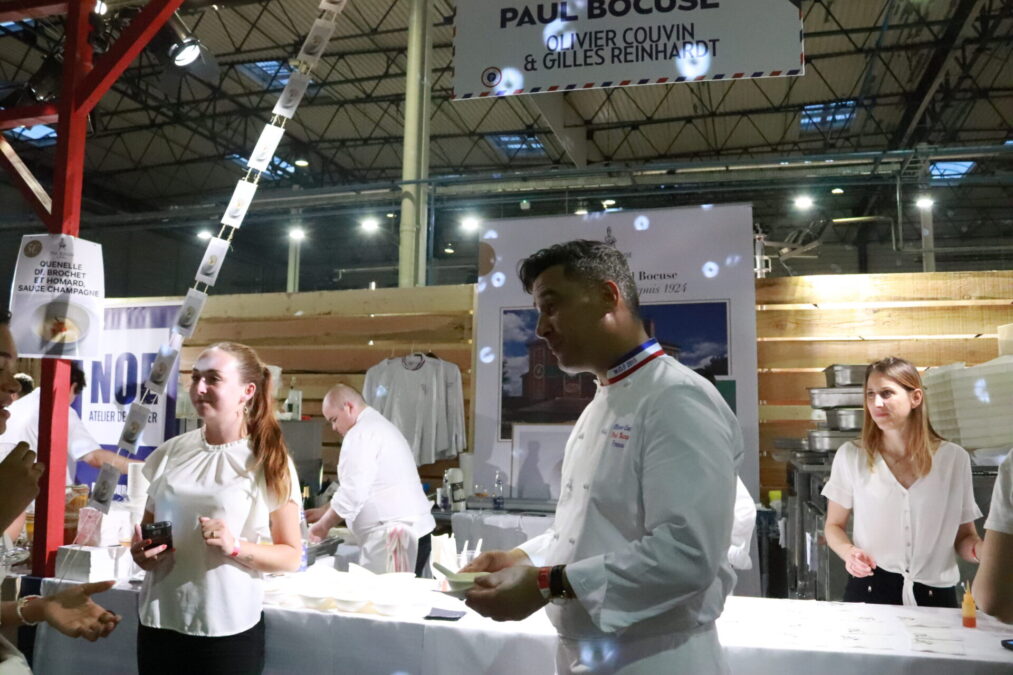 Le restaurant Paul Bocuse, avec l'un de ses chefs, Olivier Couvin, sur le Lyon Street Food Festival pour la première fois. ©Flora Chaduc