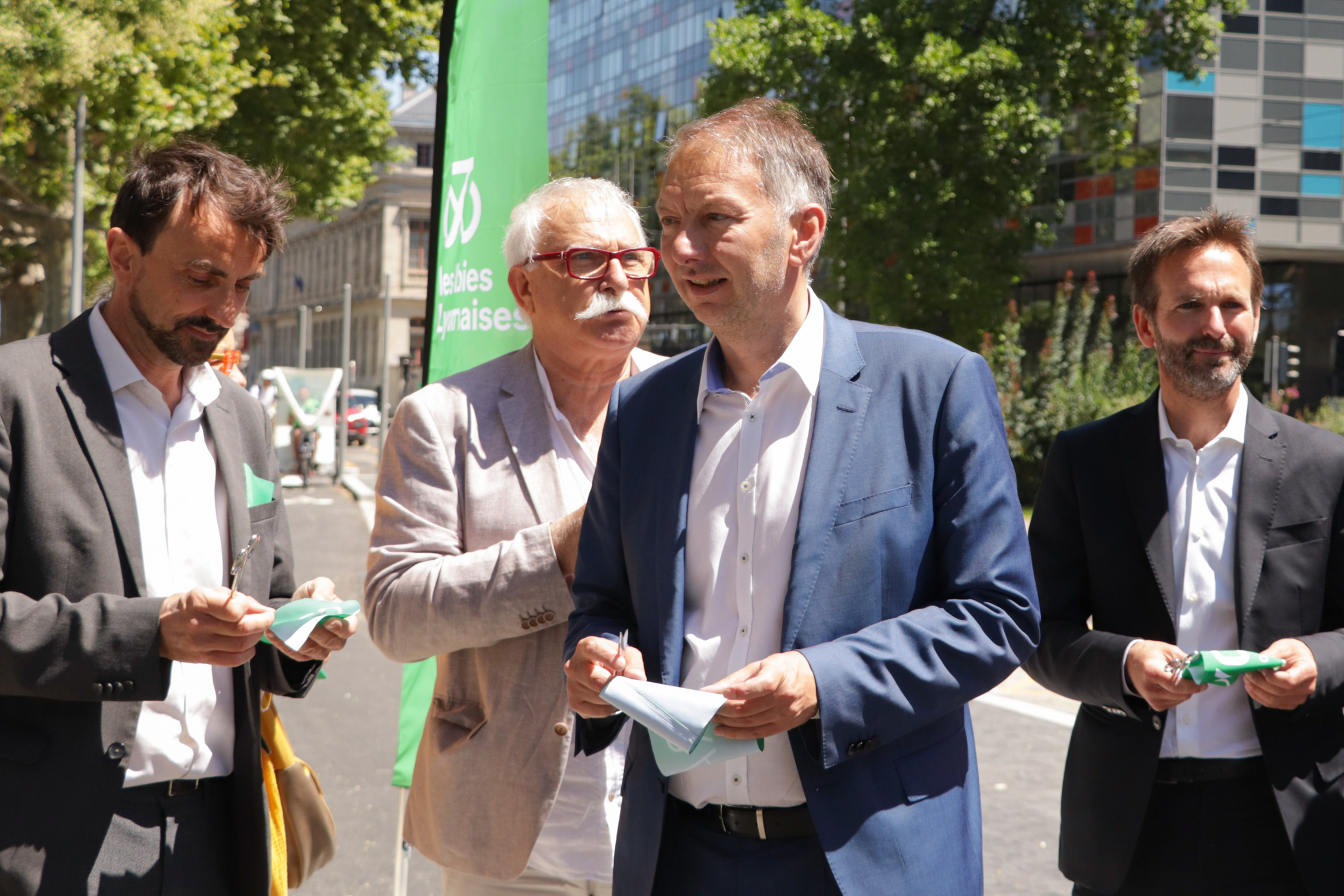 Bruno Bernard / Inauguration 1km Voies Lyonnaises