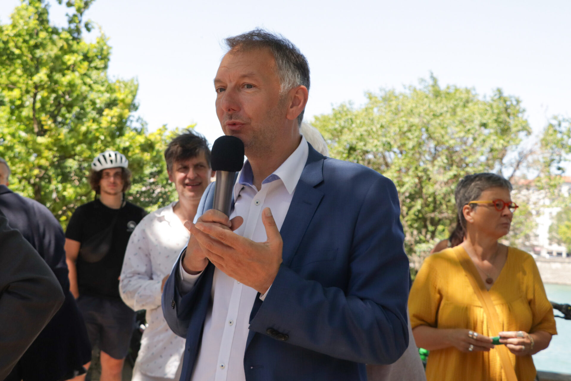 Bruno Bernard / Inauguration 1km Voies Lyonnaises