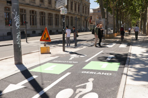 Vélos / Inauguration 1km Voies Lyonnaises