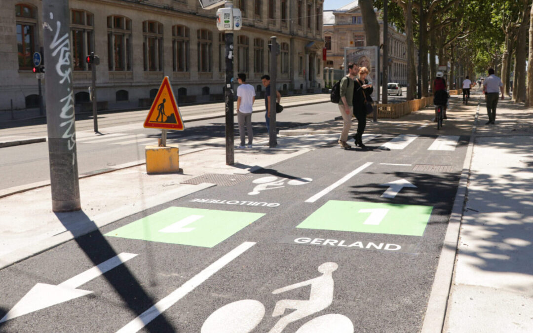 Vélos / Inauguration 1km Voies Lyonnaises