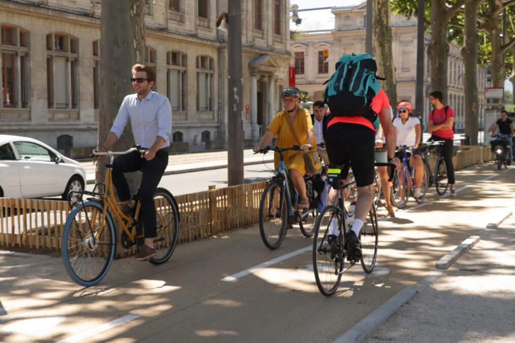 Vélos / Inauguration 1km Voies Lyonnaises