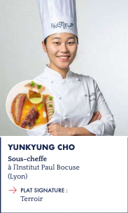 Yunkyung ho (Institut Paul Bocuse, Lyon) finaliste du S.Pellegrino Young Chef Academy
