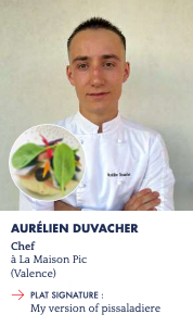 Aurélien Duvacher (Maison Pic, Valence), finaliste du S.Pellegrino Young Chef Academy