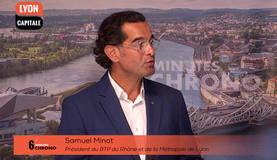 Samuel Minot, président du BTP Métropole de Lyon Rhone