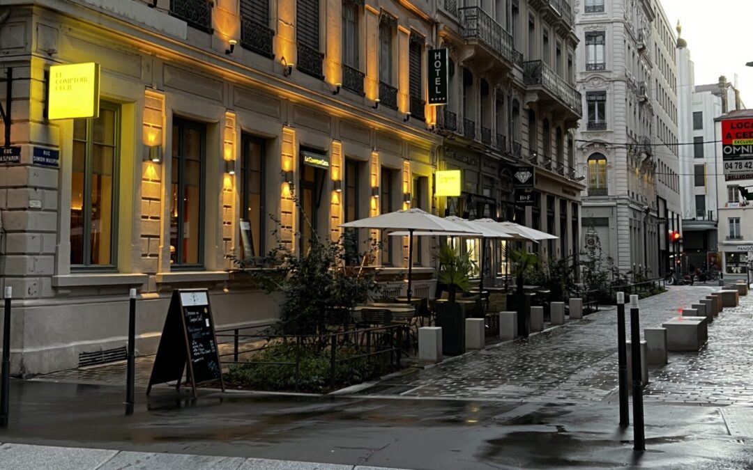 Terrasses à Lyon, (rue Gasparin, 2e)