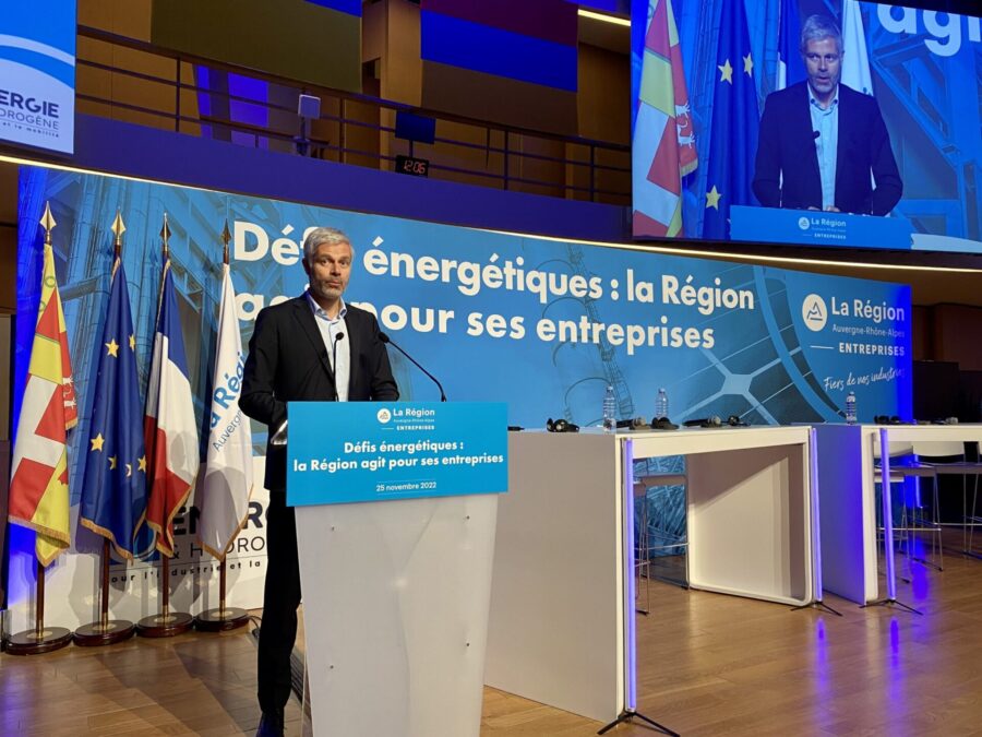 Laurent Wauquiez, président de la région AURA
