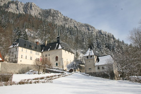 Correrie de la Grande Chartreuse, sous la neige