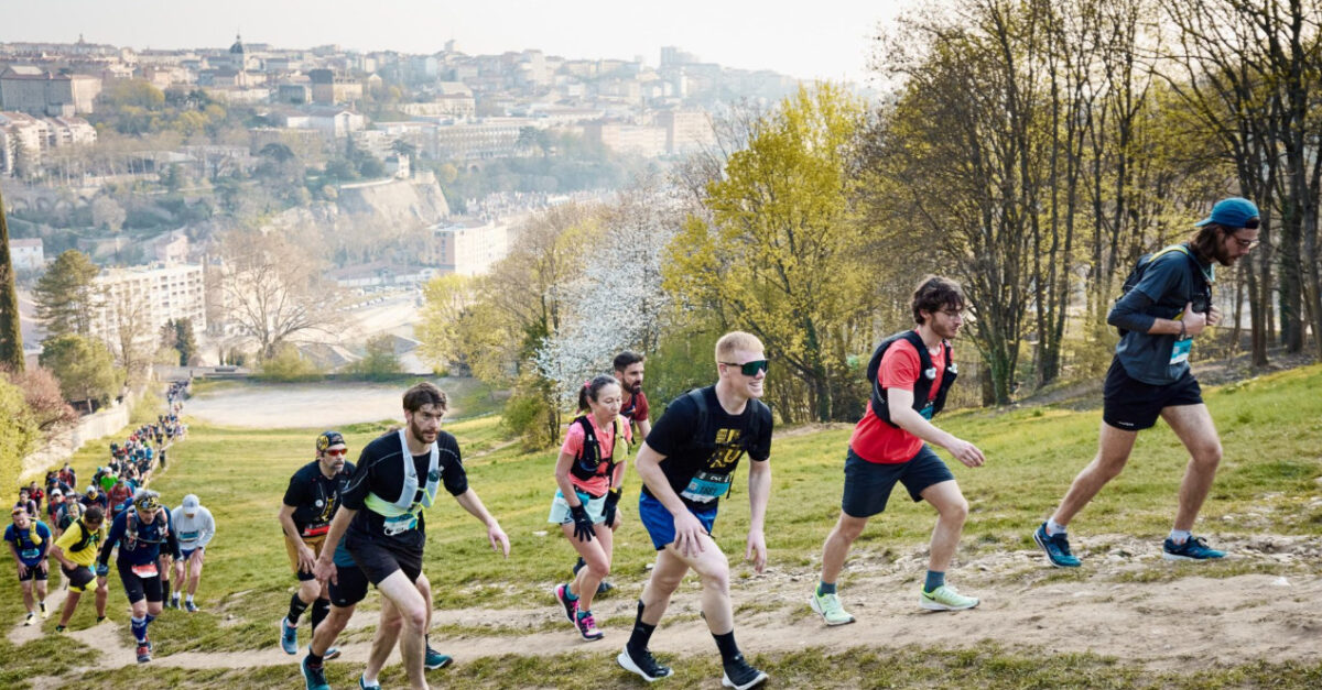 Lyon urban trail, montée de la Sarra