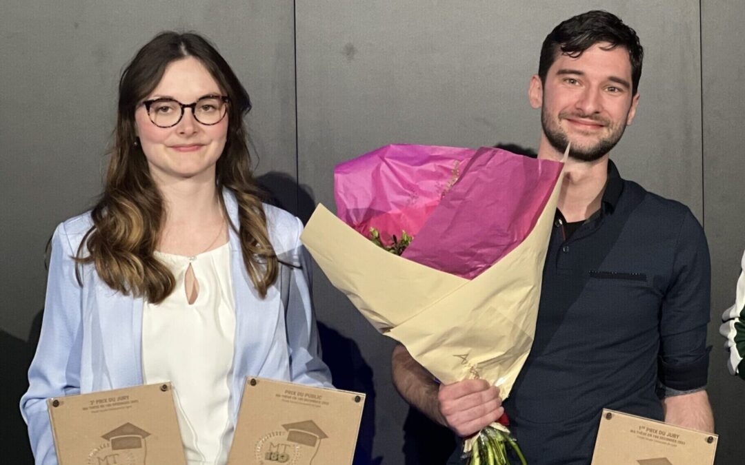 Les trois lauréats de la finale lyon de "ma thèse en 180 secondes"