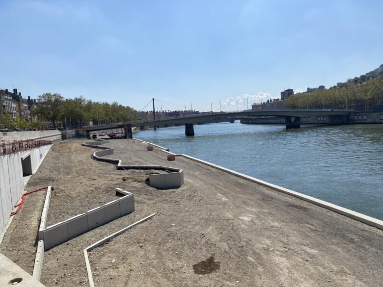 quais de saône lyon travaux