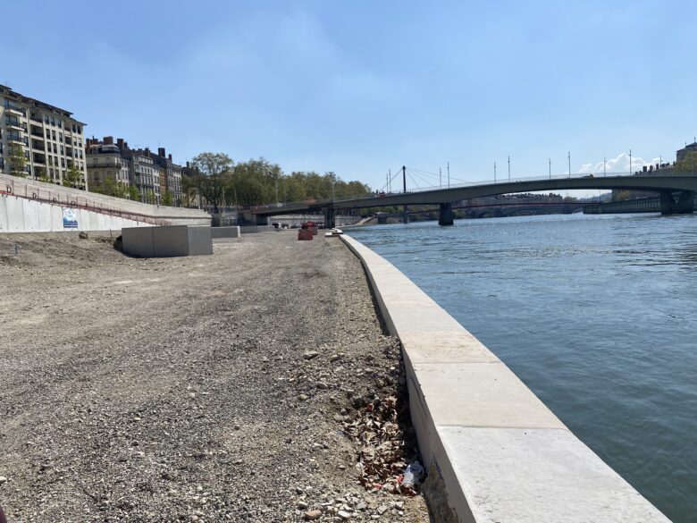 quais de saône lyon travaux