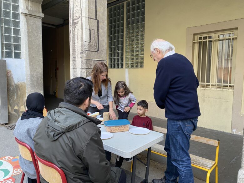 Sans logement, la famille Mahi a dormi à l'école Mazenod, dans le 3e arrondissement de Lyon @ Cheyenne Gabrelle