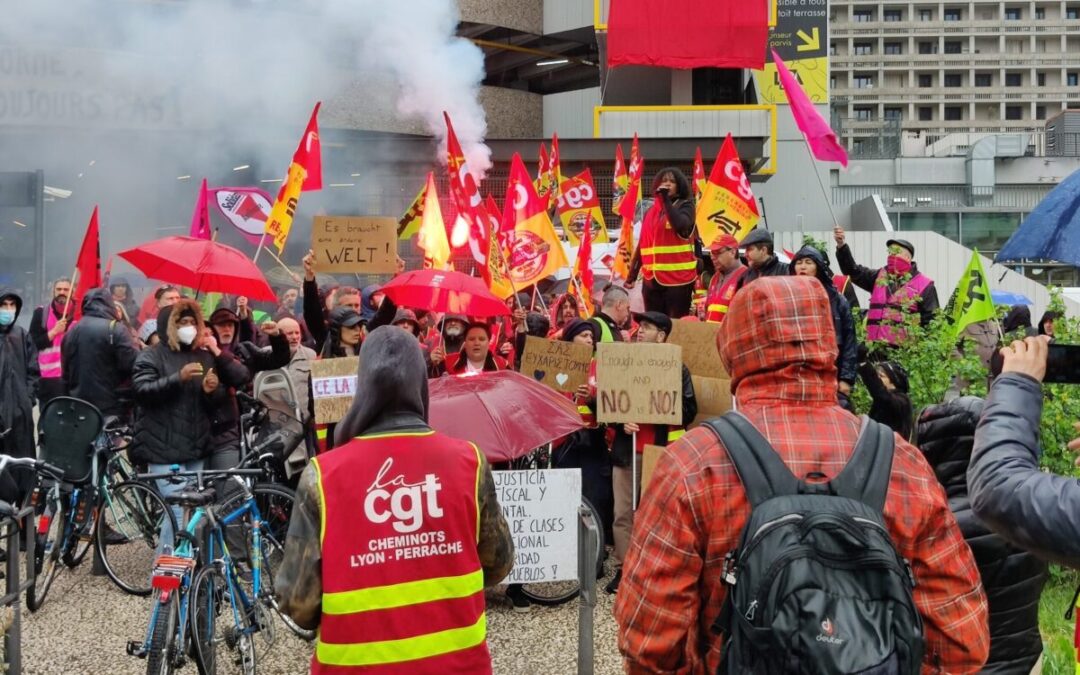 CGT manifestation Lyon Réforme des retraites