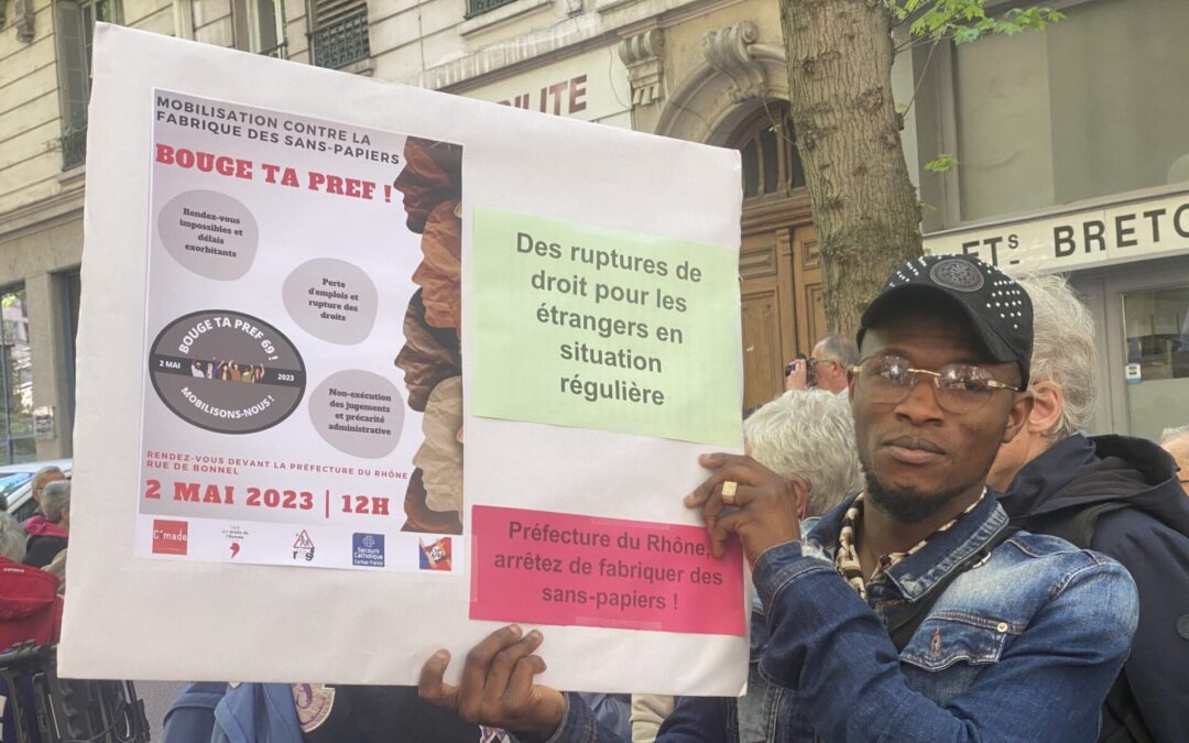 Manifestation titre de séjour lyon prefecture