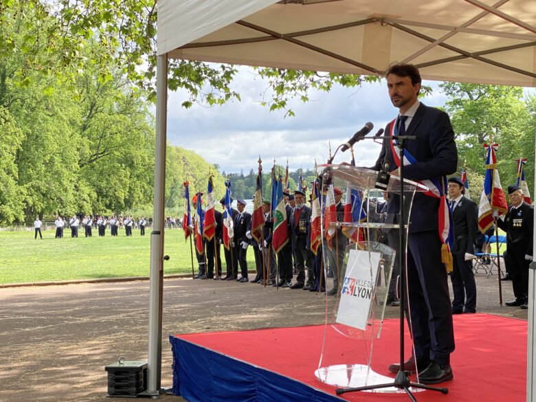 cérémonie 8 mai Lyon doucet