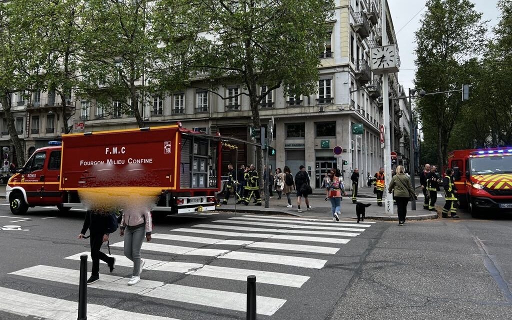 Lyon métro A incendie