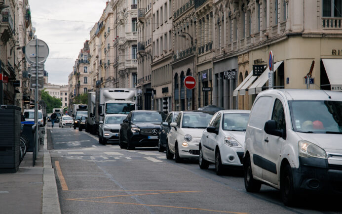 Embouteillage à Lyon @Hugo LAUBEPIN