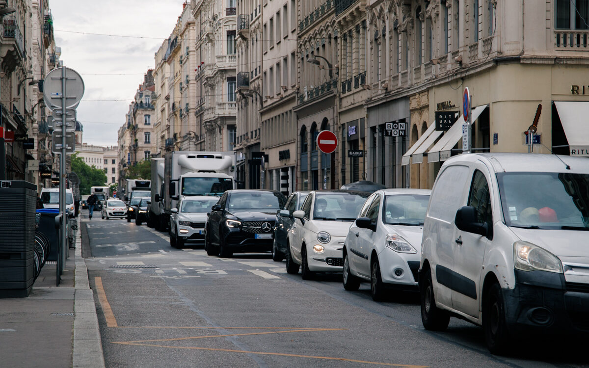 Embouteillage à Lyon @Hugo LAUBEPIN