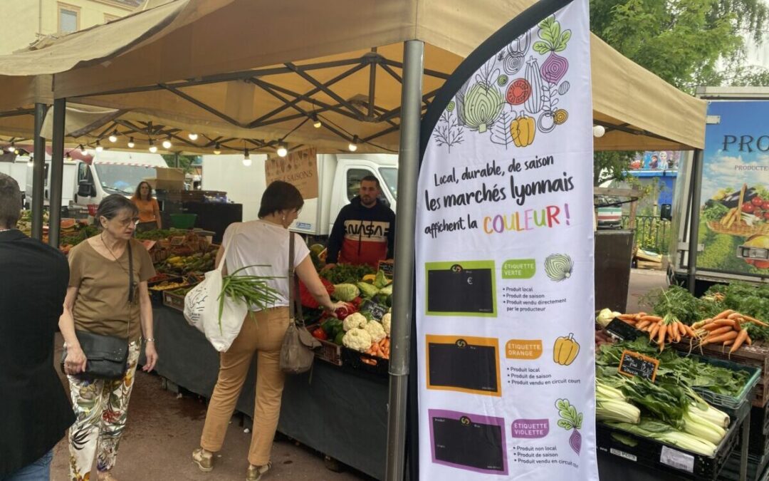 Dispositif mis en place au niveau de du marché Montplaisir @MartinGaboriau