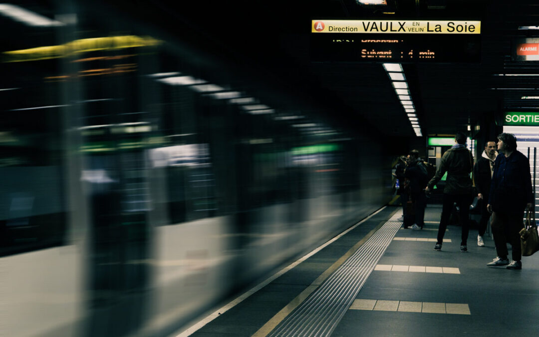 Métro A direction Vaulx La Soie @Hugo LAUBEPIN